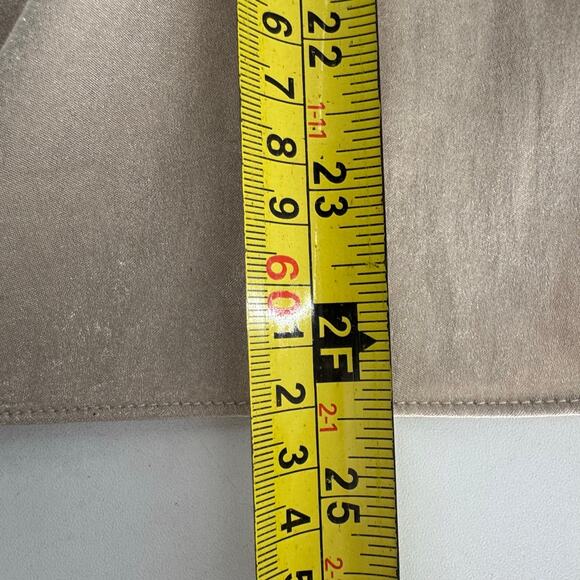 Vince Women's Drape Neck Tassel Blouse Champagne Size 12 - Picture 8 of 8